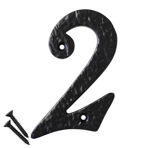 house number black metal|4 inch house numbers black.